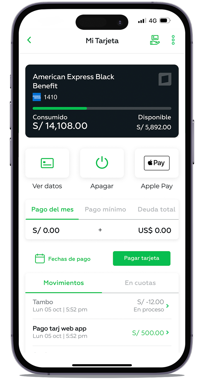1. Ingresa a tu tarjeta que quieras afiliar​
