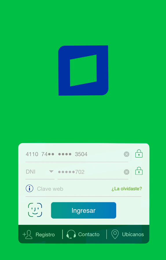 Inicia sesión desde tu Interbank APP. Si aún no te has registrado, deberás completar tu número de tarjeta y DNI.